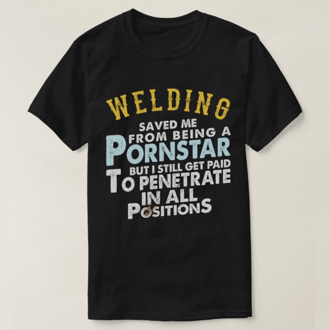 T-shirt Drôle Soudage Fiers Cadeaux Soudeur Pour Petit Ami (Design devant)