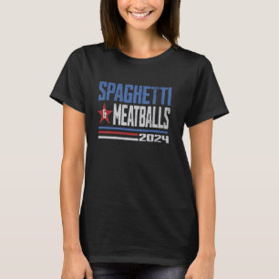 T-shirt Drôle Spaghetti et boulettes de viande Parodie éle