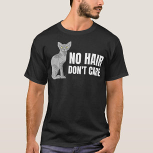 T-shirt Drôle Sphynx Chat Art Pour Hommes Femmes Chat Sans