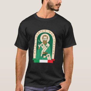 T-shirt Drôle St Patrick Était Italien Saint Patrick Holdi
