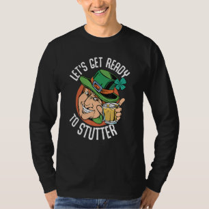 T-shirt Drôle St Patrick's Day Gnome Lets Get Ready 1