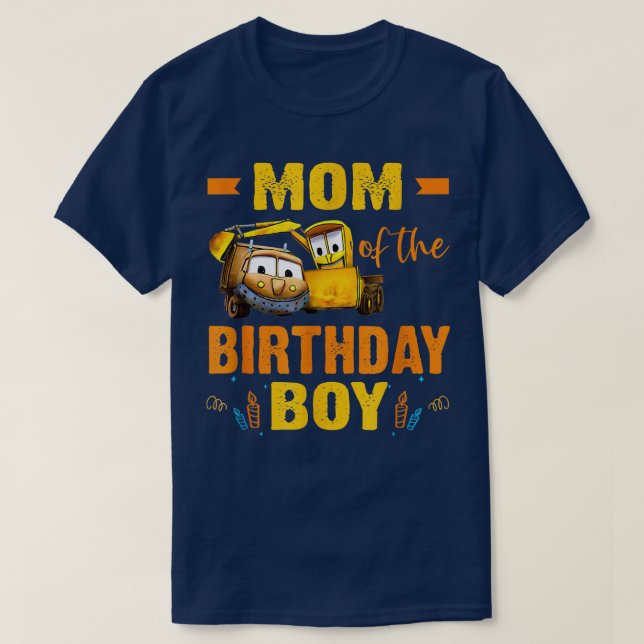 T-shirt Drôle Stinky Dirty Être Maman Du Garçon D'Annivers (Design devant)