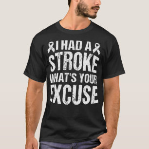 T-shirt Drôle Stroke Survivor Don J'Ai Été Stroke Whats Yo