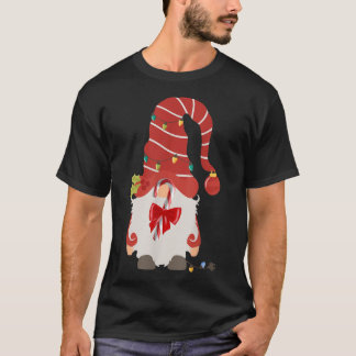 T-shirt Drôle Sucre de canne de Noël Messy Décorations Gno