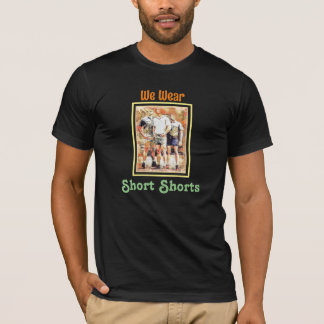 T-shirt Drôle Sud-Africain hommes qui porte un short short
