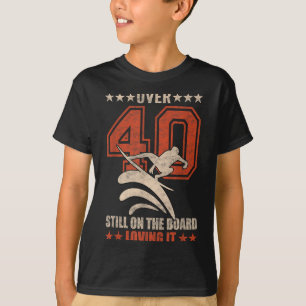 T-shirt Drôle Surfer Cool Dude Surfboard 40 ans Surfi