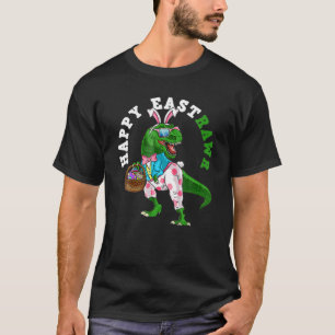 T-shirt Drôle T Rex Dinosaur Costume Lapin Lapin Pâques D