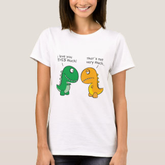 T-shirt drôle-T-Rex-petit-bras-bande dessinée