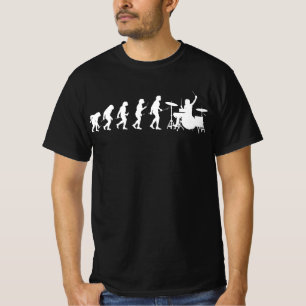 T-shirt Drôle tambour rétrograde évolution Vintage de l'ho