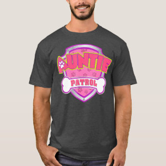 T-shirt Drôle Tante Patrol Chien Maman Papa Pour Hommes Fe