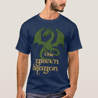 T-shirt Drôle Taverne Dragon Vert Aime Les Dragons