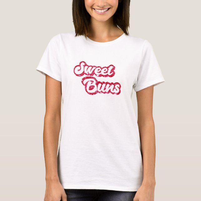 T-shirt Drôle Tee Graphic ! Adorable Sweet Buns Chemise (Devant)