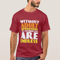 T-shirt Drôle Teenage Rebel