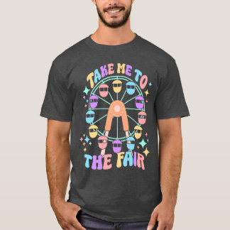 T-shirt Drôle temps équitable Comté Fair Carnival Emmenez-