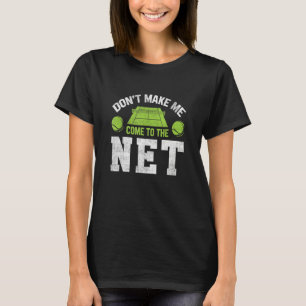T-shirt Drôle Tennis Lover Graphisme Femmes Et Hommes Tenn