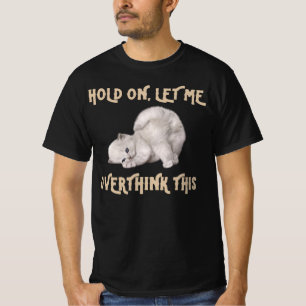 T-shirt Drôle Tête de chat / Accrochez-moi laissez-moi sur