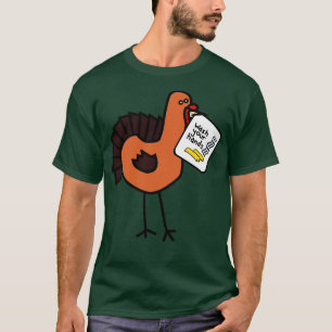 T-shirt Drôle Thanksgiving Turkey Dit Laver Vos Mains