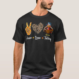 T-shirt Drôle thanksgiving turkey vêtements femmes hommes