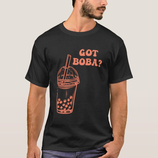 T-shirt Drôle Thé Bubble Et Boba Tea (Devant)
