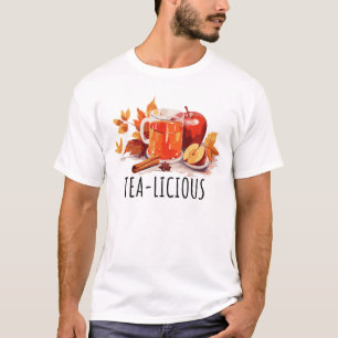 T-shirt Drôle Thé Licious Earl Grey Thé Lover