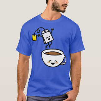 T-shirt Drôle thé sac thé teup heureux Amateur de thé Buve
