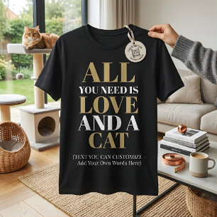T-shirt Drôle Tout Ce Dont Vous Avez Besoin C'est L'amour 