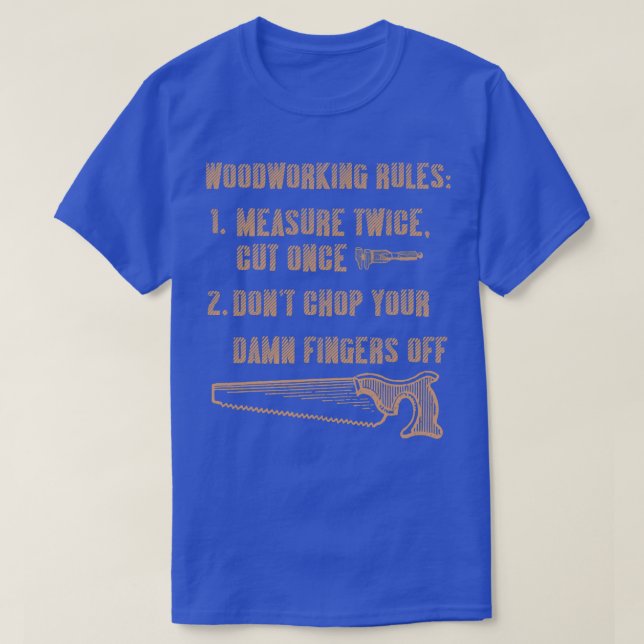 T-shirt Drôle travail de la menuiserie bois Lathe drôle Ca (Design devant)