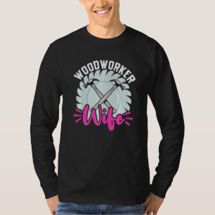 T-shirt Drôle travail du bois papa père charpentier travai
