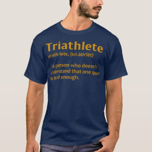 T-shirt Drôle Triathlète Art Hommes Triathlon Athlète D