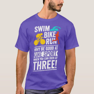 T-shirt Drôle Triathlon Triathlon Cadeau