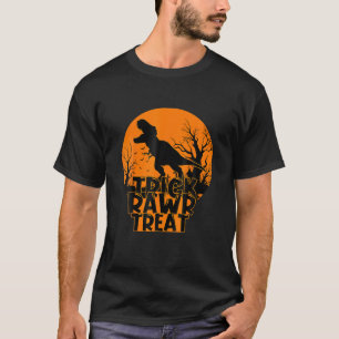 T-shirt Drôle Trick Rawr Treat Halloween Dinosaur