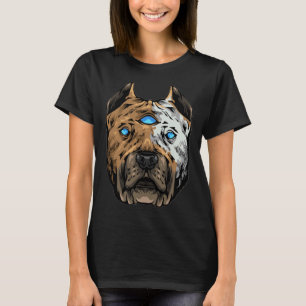 T-shirt Drôle Troisième Œil Chakra Pit Bull Propriétaire d