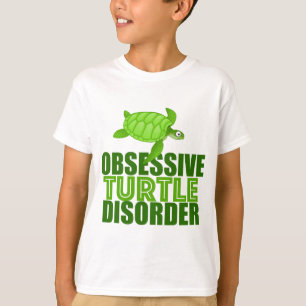 T-shirt Drôle trouble obsessionnel de la tortue