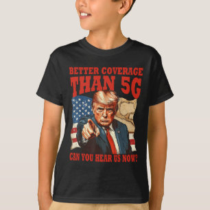 T-shirt Drôle Trump Meilleure Couverture Que 5g Golfe d'Am