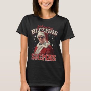 T-shirt Drôle Trump Père Noël Joyeux Rizzmas Sigmas Pajama