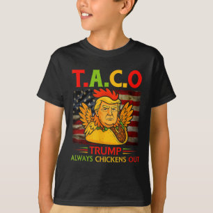 T-shirt Drôle Trump Taco Trump abandonne toujours 13