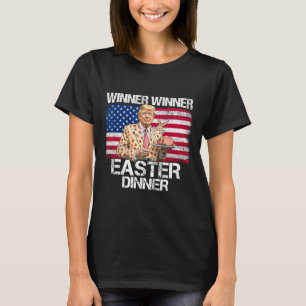 T-shirt Drôle Trump vainqueur Dîner de Pâques Jour de Pâqu