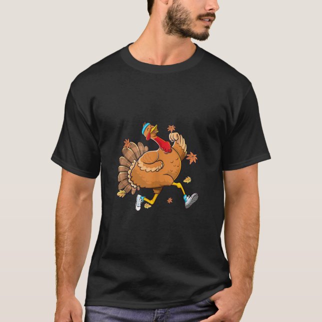 T-shirt Drôle Turquie Thanksgiving Son Exer d'entraînement (Devant)