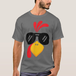 T-shirt Drôle Turquie visage Thanksgiving mignon garçons f