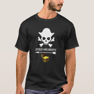 T-shirt Drôle Valentine S Jour Couples Costume Pirate Homm