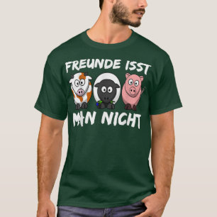 T-shirt Drôle Végétarien dire et drôle Animal Motif Ve