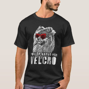 T-shirt Drôle Velcro allemand Spitz Dog cadeau