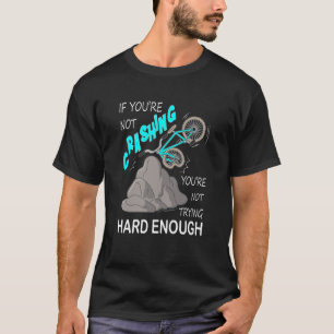 T-shirt Drôle Vélo Crash Mountain Bicyclettes