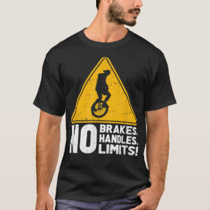 T-shirt Drôle Vélo Unicycle Vintage Dit Avec Tr Jaune