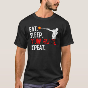 T-shirt Drôle Verre soufflant Pour Hommes Femmes Verre sou