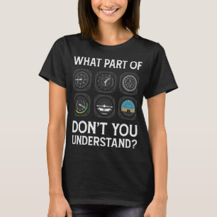 T-shirt Drôle Vêtements D'Aviation, Avion Pour Pilotes Avi