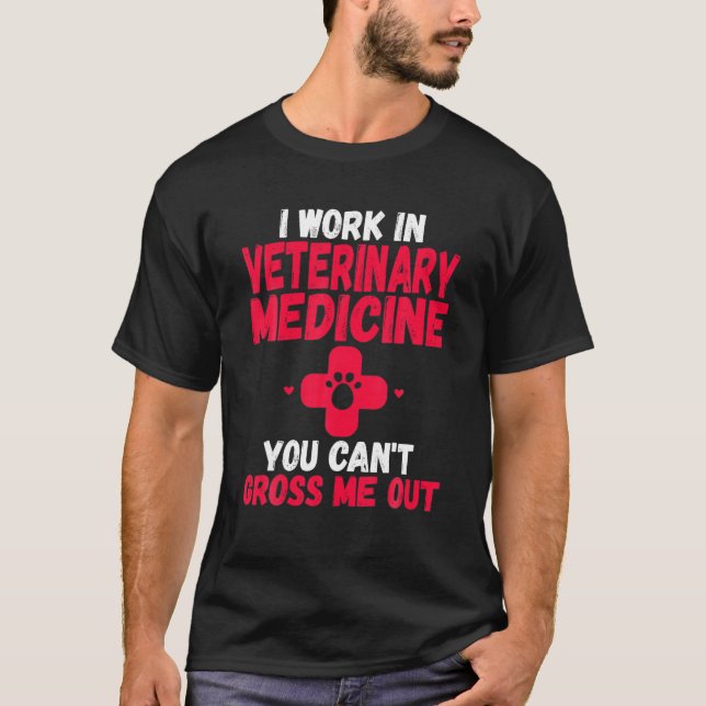 T-shirt Drôle Vétérinaire Vet Tech École Cadeau T Sh (Devant)
