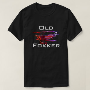 T-shirt Drôle "Vieux Fokker"