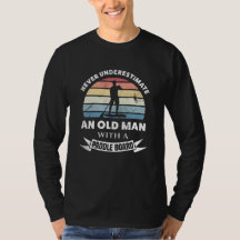 Drôle Vieux Homme Paddleboard Cadeau Papa