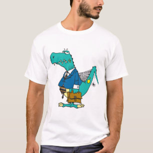 T-shirt drôle vieux personnage de dessin animé de dinosaur